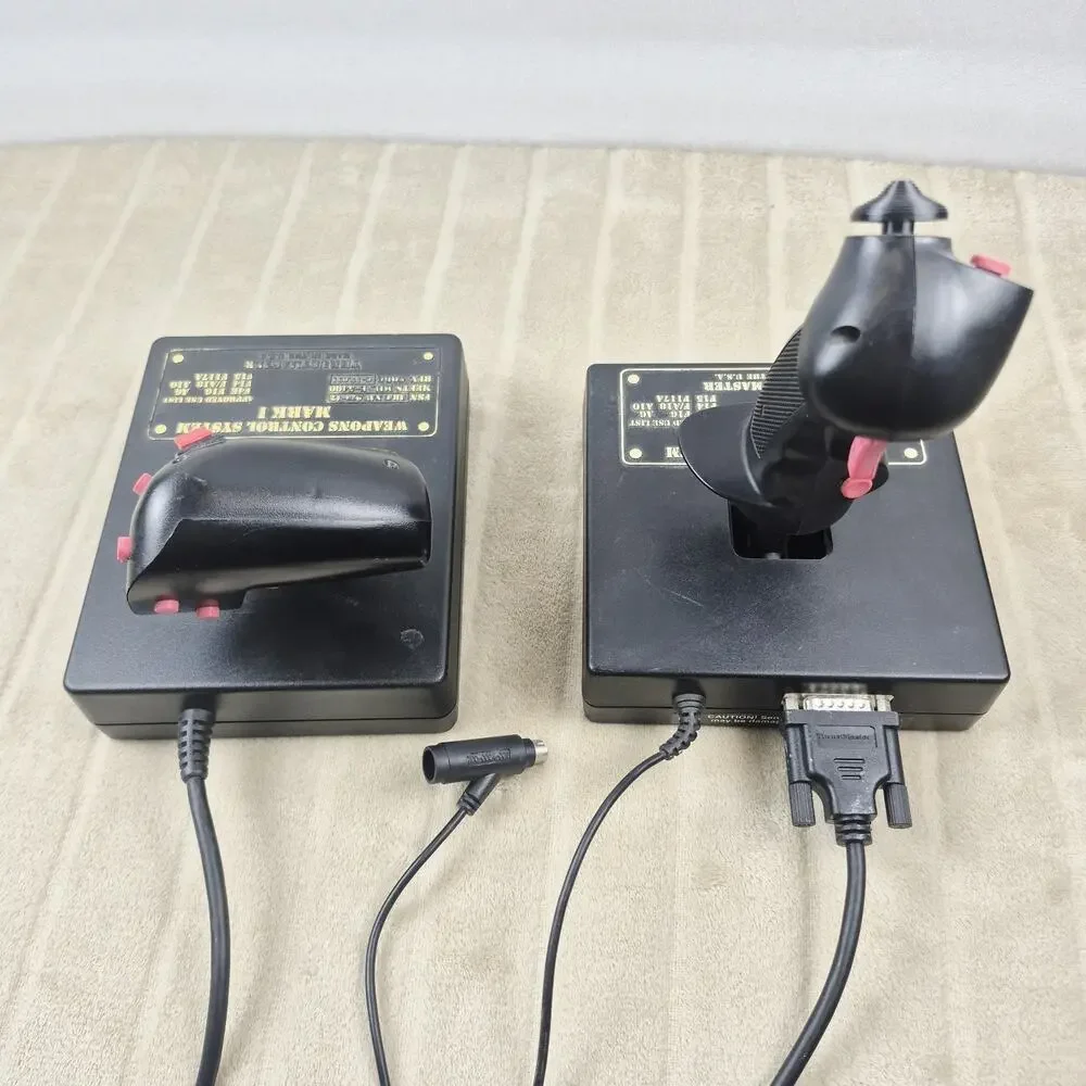 ThrustMaster Flight Control System Mark I FCS PC Simulation Joysticks UNTESTED